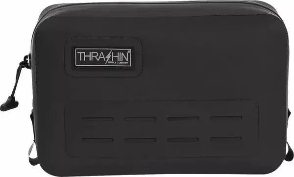 Thrashin Supply Company Waterproof Handlebar Bag Black - FREE UK Shipping, FREE 365 Day Returns | Moto Central