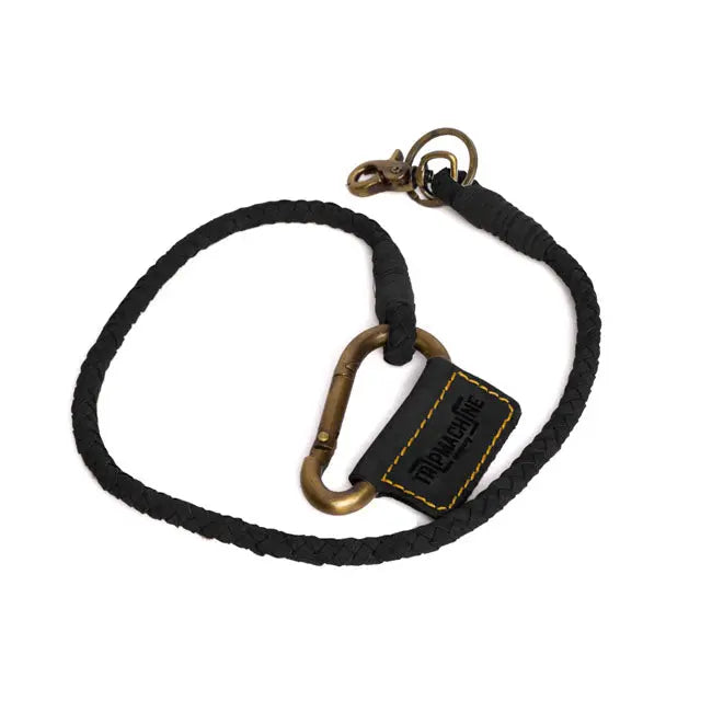 Trip Machine Braided Key Chain Black  - FREE UK Shipping, FREE 365 Day Returns | Moto Central