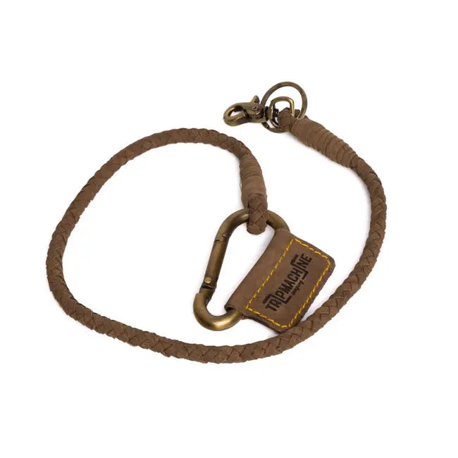 Trip Machine Braided Key Chain Tobacco  - FREE UK Shipping, FREE 365 Day Returns | Moto Central