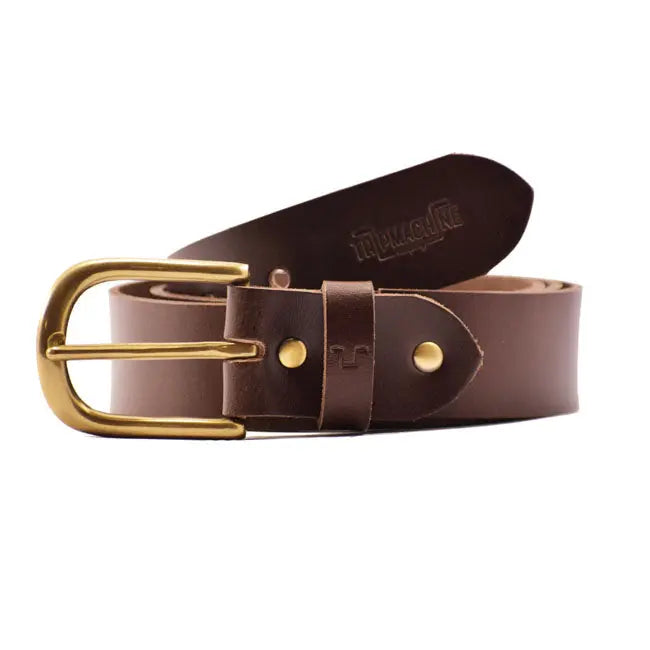 Trip Machine Classic Belt Tobacco Brown  - FREE UK Shipping, FREE 365 Day Returns | Moto Central