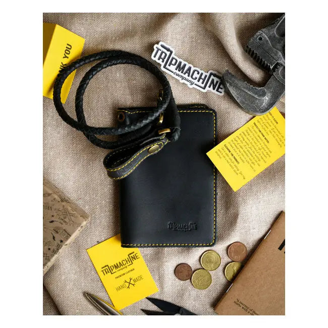 Trip Machine Explorer Wallet Black  - FREE UK Shipping, FREE 365 Day Returns | Moto Central