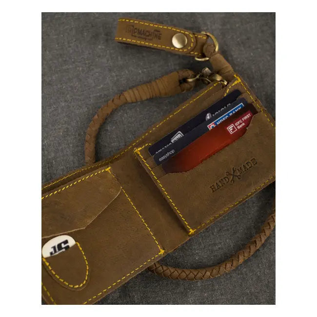 Trip Machine Guitarists Wallet Tobacco  - FREE UK Shipping, FREE 365 Day Returns | Moto Central