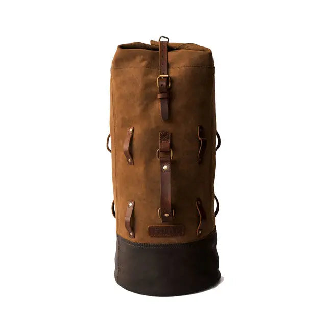 Trip Machine Military Duffle Bag Tobacco Brown  - FREE UK Shipping, FREE 365 Day Returns | Moto Central