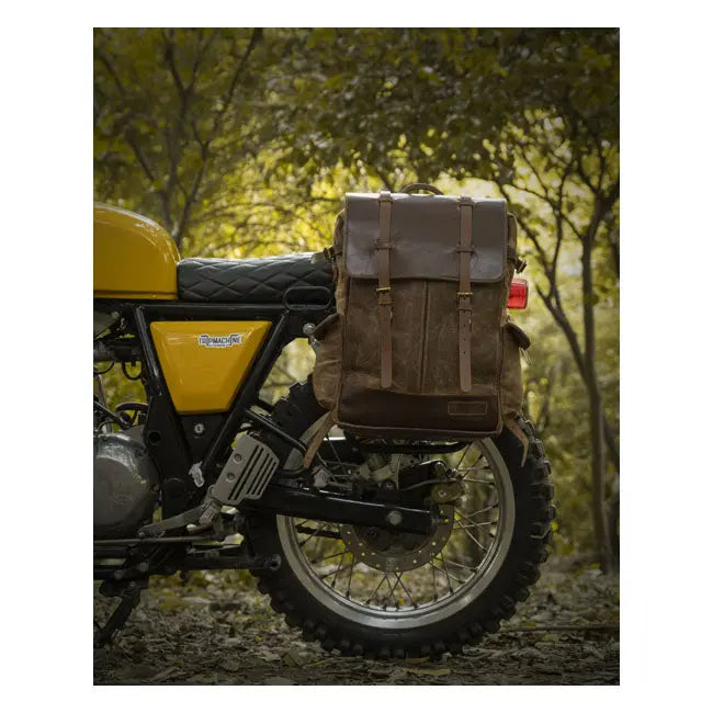 Trip Machine Rambler Backpack Tobacco Brown  - FREE UK Shipping, FREE 365 Day Returns | Moto Central