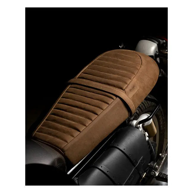 Trip Machine Royal Enfield Twins Touring Seat Brown Leather  - FREE UK Shipping, FREE 365 Day Returns | Moto Central