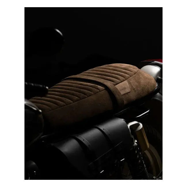 Trip Machine Royal Enfield Twins Touring Seat Tobacco Suede  - FREE UK Shipping, FREE 365 Day Returns | Moto Central