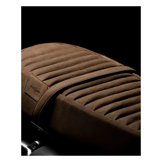 Trip Machine Royal Enfield Twins Touring Seat Tobacco Suede  - FREE UK Shipping, FREE 365 Day Returns | Moto Central