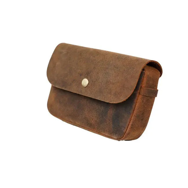 Trip Machine Sidekick Moto Pouch Mocha  - FREE UK Shipping, FREE 365 Day Returns | Moto Central