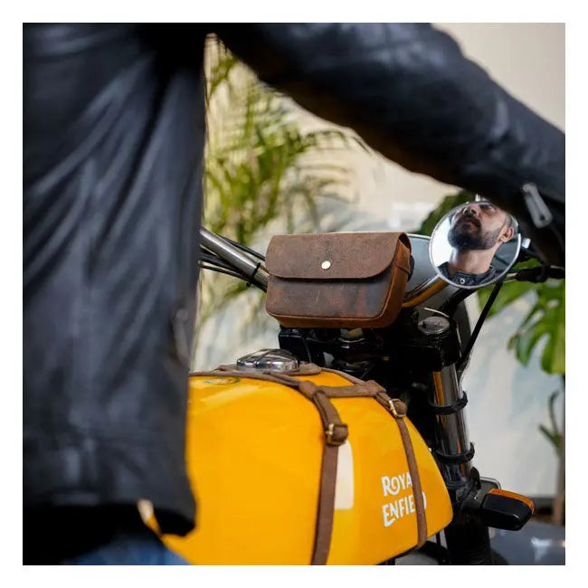 Trip Machine Sidekick Moto Pouch Mocha  - FREE UK Shipping, FREE 365 Day Returns | Moto Central