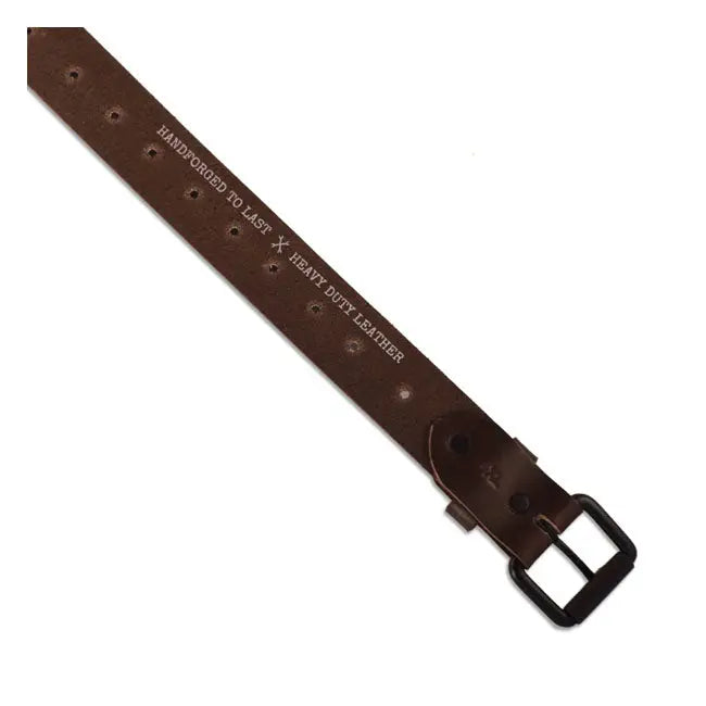 Trip Machine Single Pin Belt Tobacco Brown  - FREE UK Shipping, FREE 365 Day Returns | Moto Central