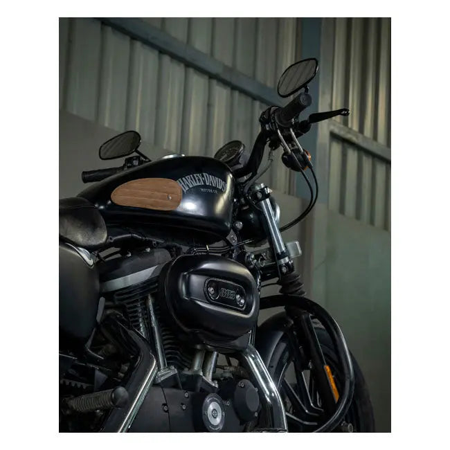 Trip Machine Universal Mini Classic Leather Tank Pads Tobacco  - FREE UK Shipping, FREE 365 Day Returns | Moto Central