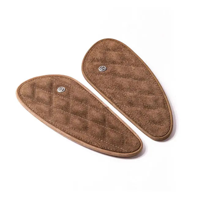 Trip Machine Universal Mini Diamond Tank Pads Tobacco Suede  - FREE UK Shipping, FREE 365 Day Returns | Moto Central