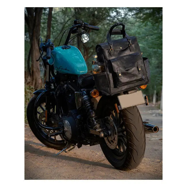 Trip Machine Universal Outlander Saddlebag Black  - FREE UK Shipping, FREE 365 Day Returns | Moto Central