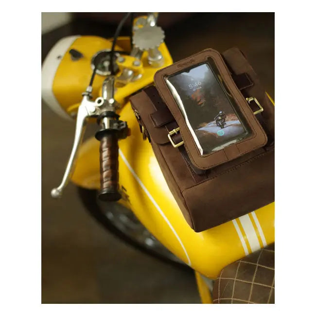 Trip Machine Universal Phone Pouch Tobacco  - FREE UK Shipping, FREE 365 Day Returns | Moto Central