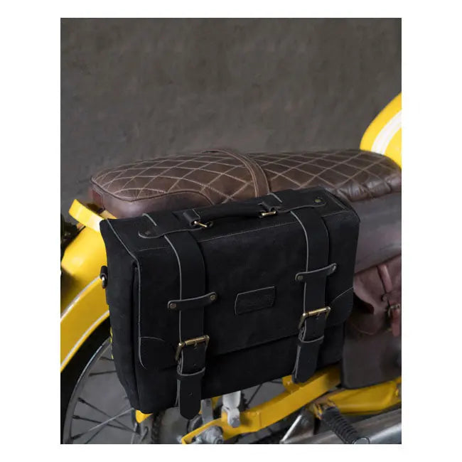 Trip Machine Warrior Saddlebag Black  - FREE UK Shipping, FREE 365 Day Returns | Moto Central