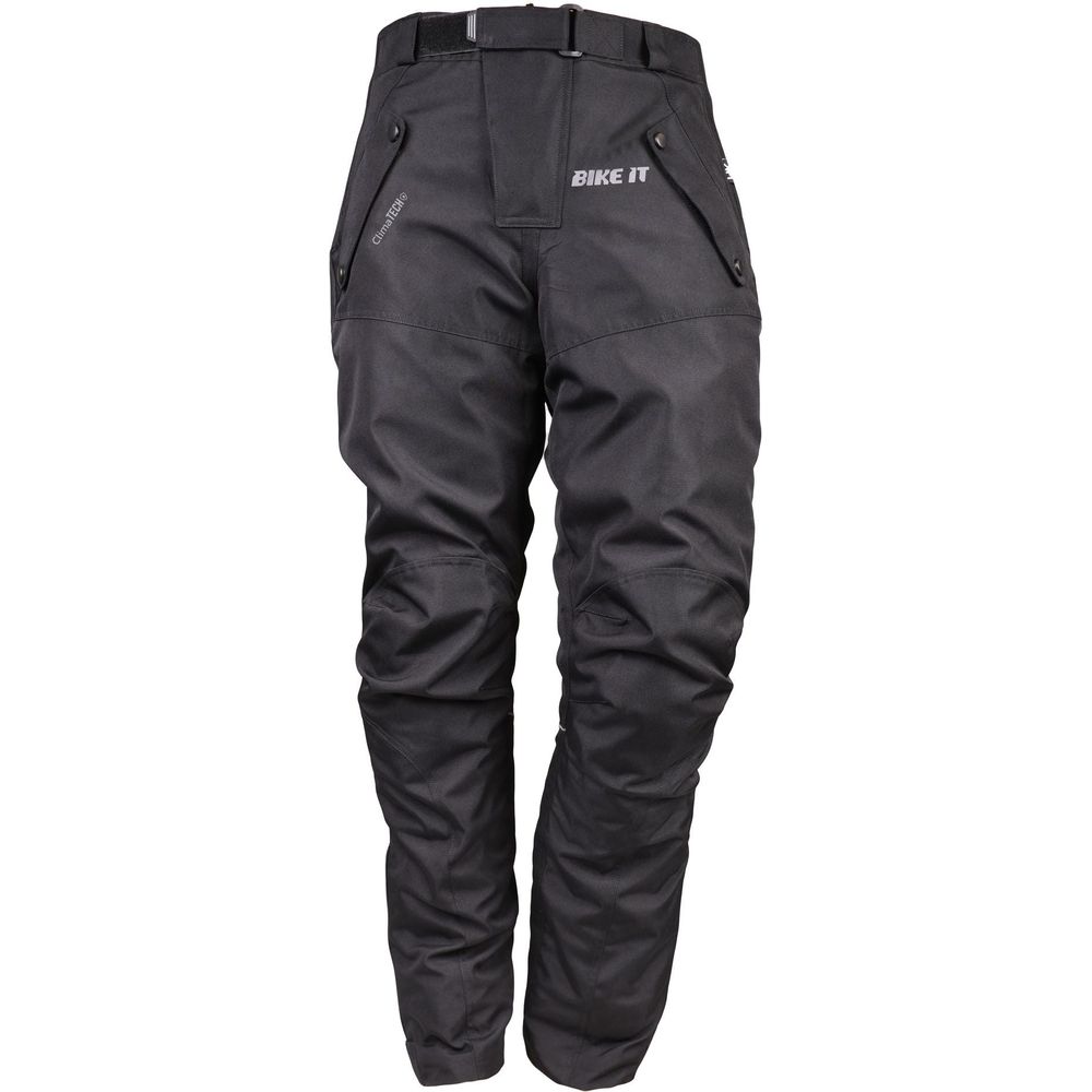 Bike It Triple Black Ultimate Adventure Waterproof Trouser Black