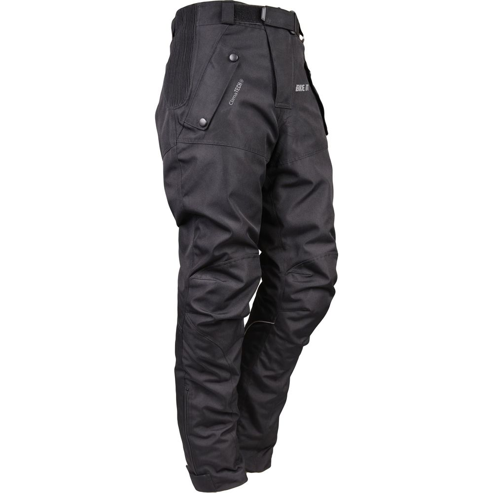 Bike It Triple Black Ultimate Adventure Waterproof Trouser Black  - FREE UK Delivery - Moto Central