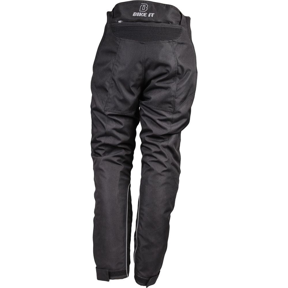 Bike It Triple Black Ultimate Adventure Waterproof Trouser Black  - FREE UK Delivery - Moto Central