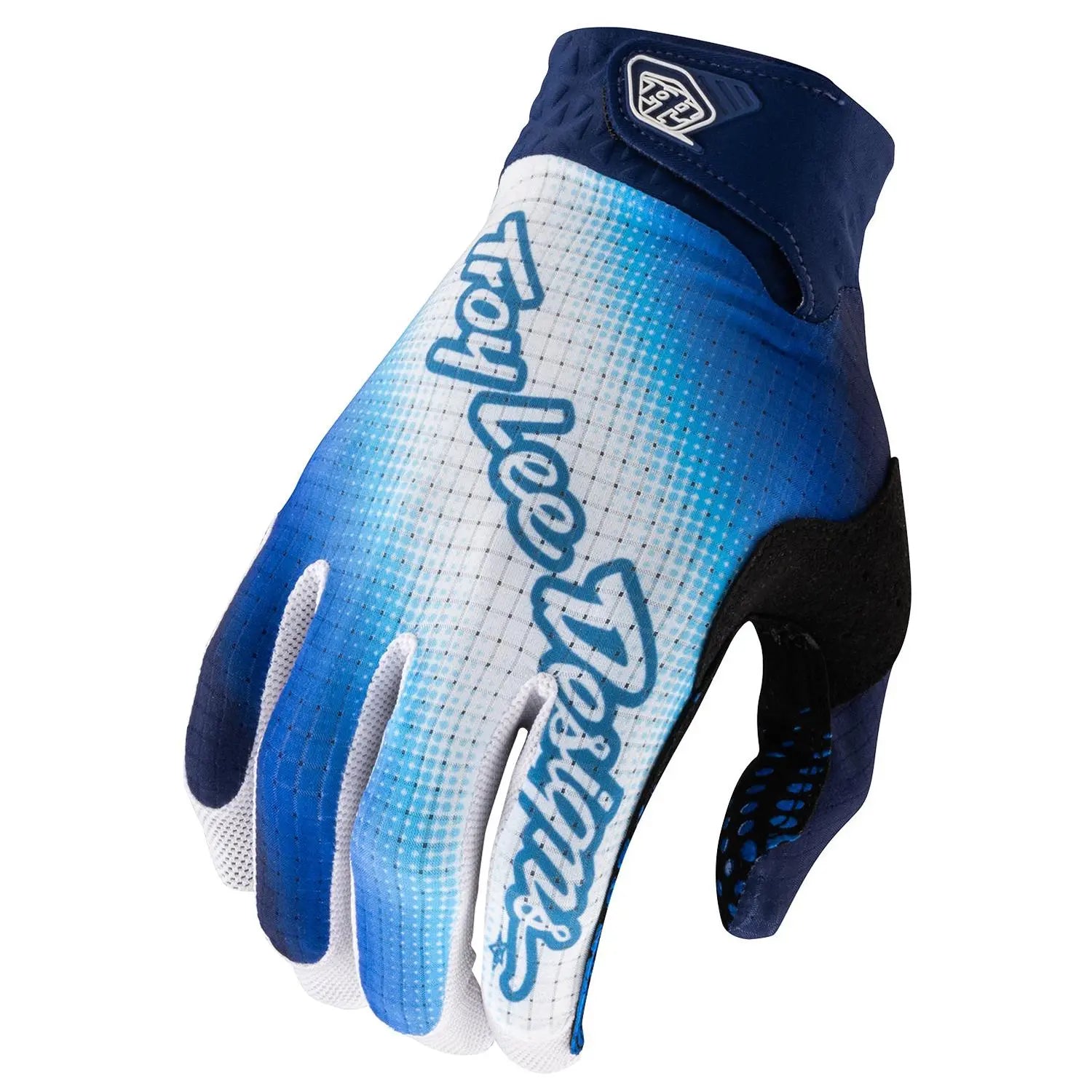 Troy Lee Designs Air Blurr Motocross Gloves Blue FREE UK Delivery, FREE 365 Days Return - Moto Central