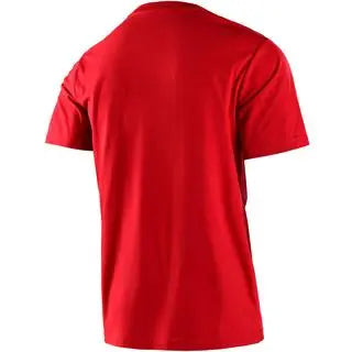 Troy Lee Designs Factory Icon Tee Red FREE UK Delivery, FREE 365 Days Return - Moto Central