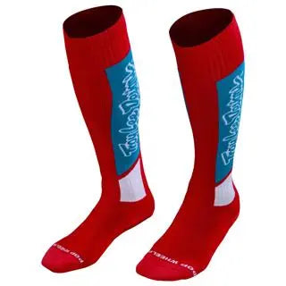 Troy Lee Designs GP MX Coolmax Thick Socks Red FREE UK Delivery, FREE 365 Days Return - Moto Central