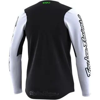 Troy Lee Designs GP Pro Boltz Youth Motocross Jersey Black / White FREE UK Delivery, FREE 365 Days Return - Moto Central