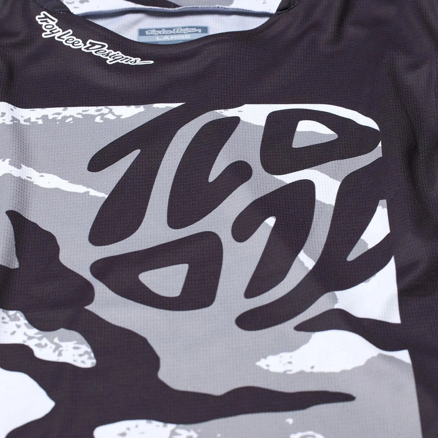 Troy Lee Designs GP Pro Boxed In Motocross Jersey Black / White FREE UK Delivery, FREE 365 Days Return - Moto Central