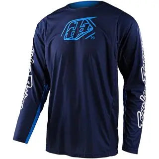 Troy Lee Designs GP Pro Icon Motocross Jersey Navy / Pro Blue FREE UK Delivery, FREE 365 Days Return - Moto Central