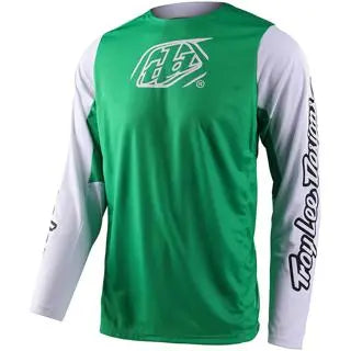 Troy Lee Designs GP Pro Icon Motocross Jersey Pro Green / White FREE UK Delivery, FREE 365 Days Return - Moto Central