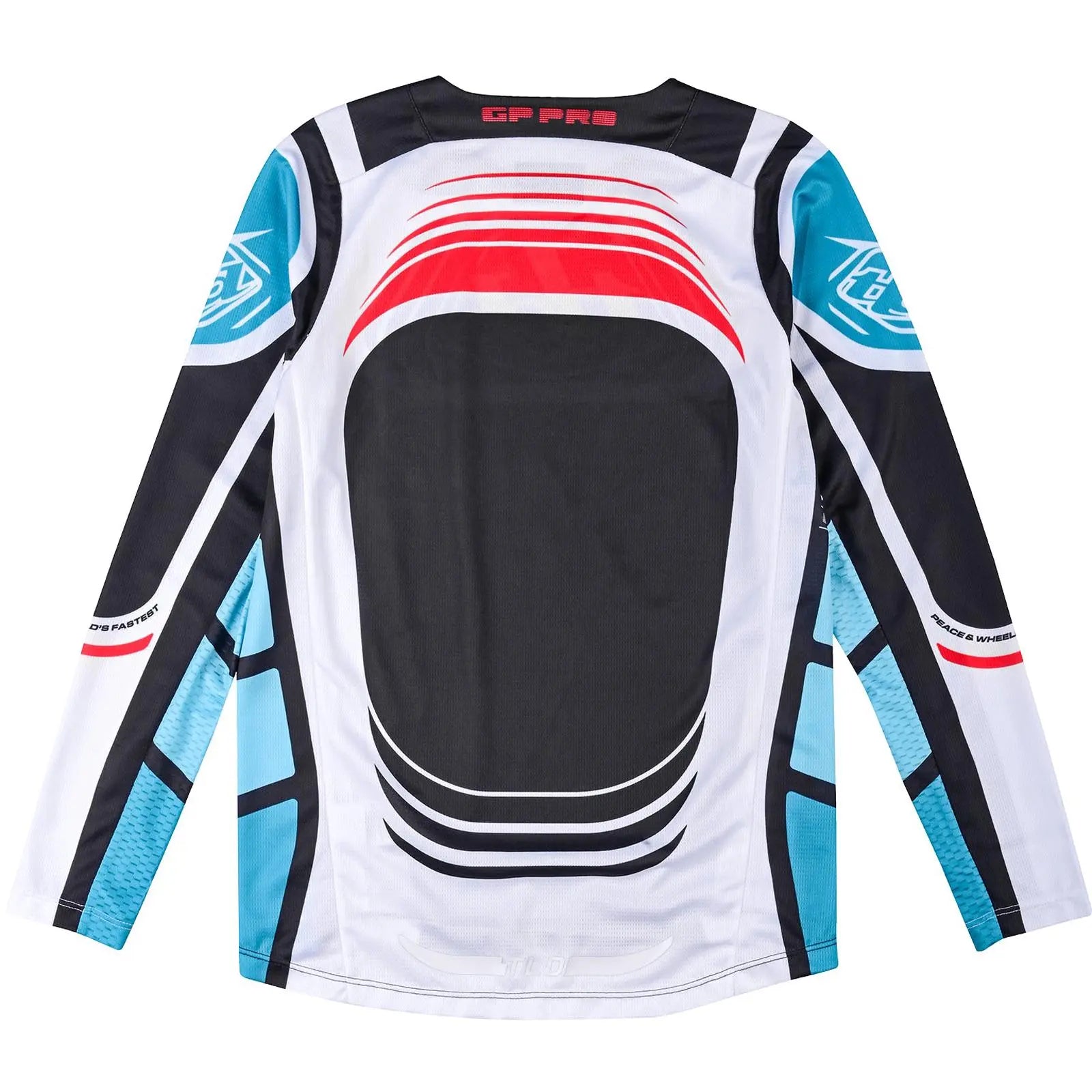 Troy Lee Designs GP Pro Wavez Youth Motocross Jersey Phantom / Turquoise FREE UK Delivery, FREE 365 Days Return - Moto Central