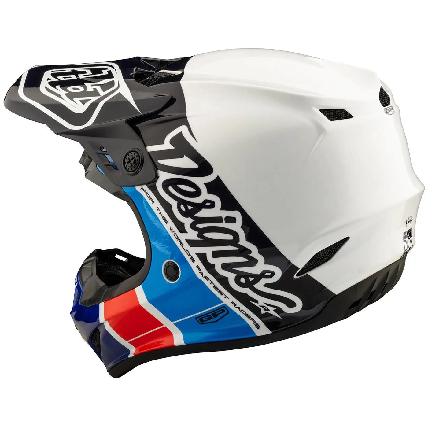 Troy Lee Designs GP Runner MX Helmet Blue FREE UK Delivery, FREE 365 Days Return - Moto Central