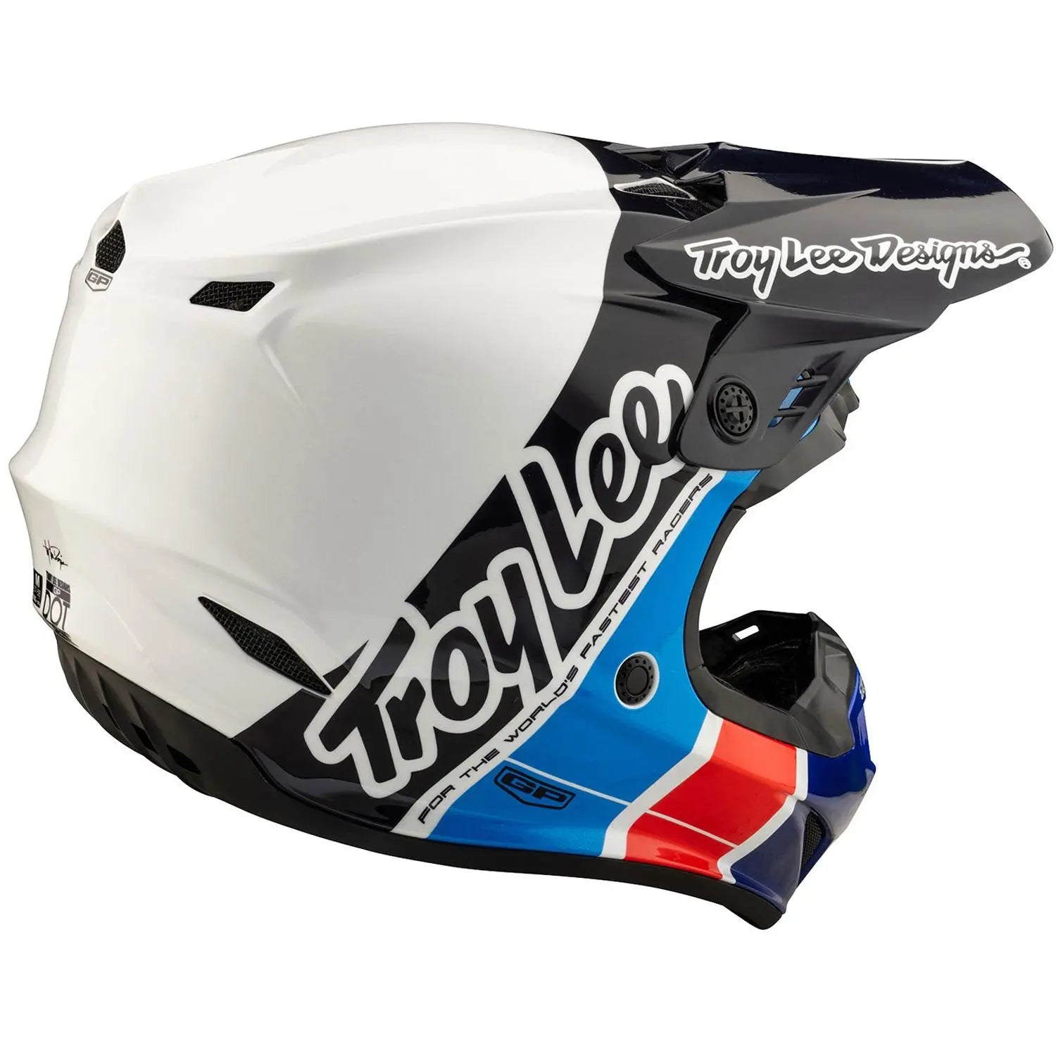 Troy Lee Designs GP Runner MX Helmet Blue FREE UK Delivery, FREE 365 Days Return - Moto Central