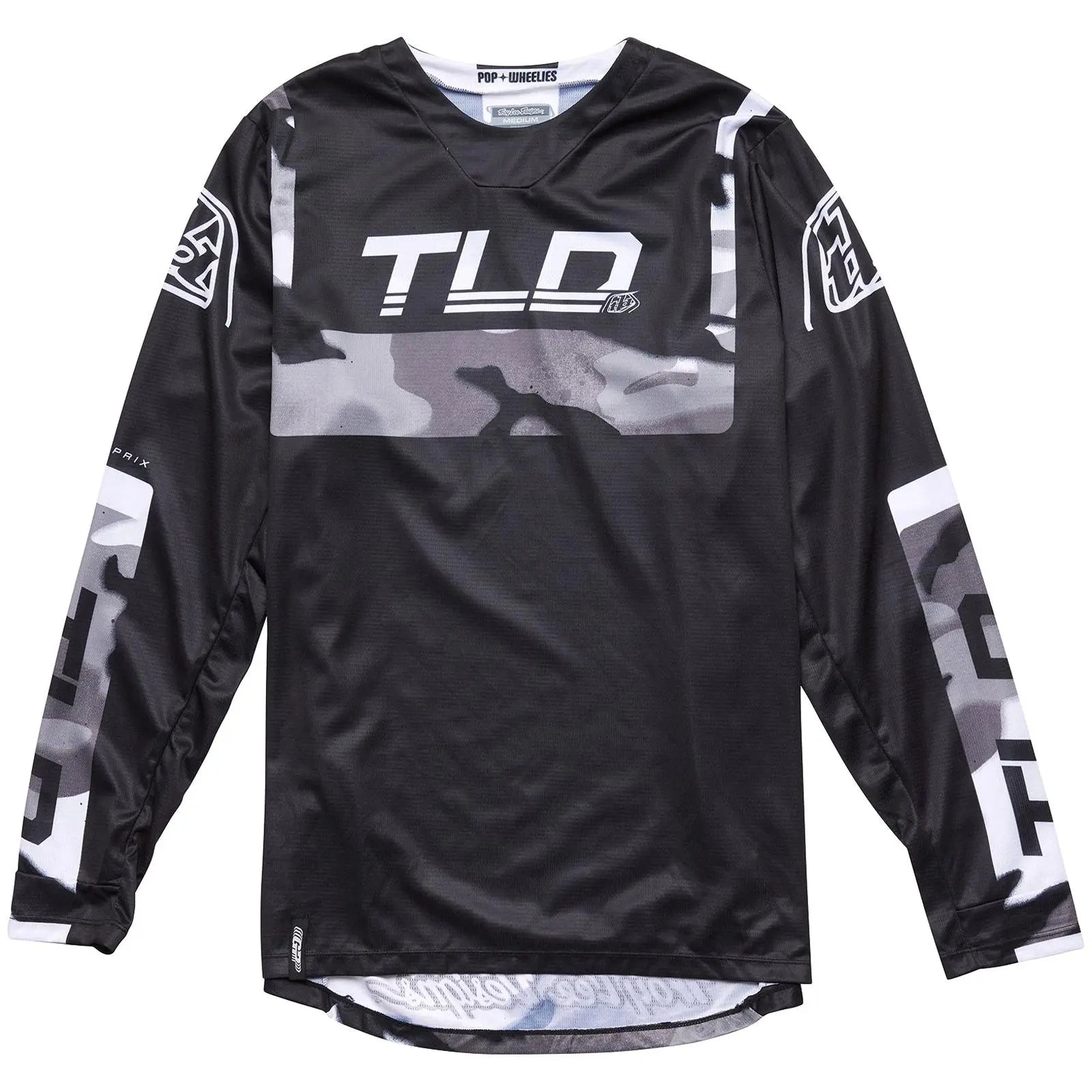 Troy Lee Designs GP Youth Brazen Motocross Jersey Grey Camo FREE UK Delivery, FREE 365 Days Return - Moto Central