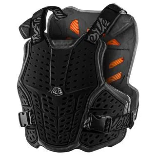 Troy Lee Designs ROCKFIGHT CE Chest Protector Black FREE UK Delivery, FREE 365 Days Return - Moto Central