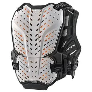 Troy Lee Designs ROCKFIGHT CE Chest Protector White FREE UK Delivery, FREE 365 Days Return - Moto Central