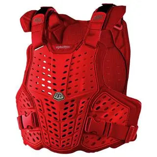 Troy Lee Designs ROCKFIGHT CE Flex Chest Protector Red FREE UK Delivery, FREE 365 Days Return - Moto Central