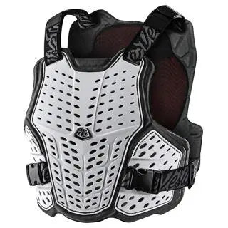 Troy Lee Designs ROCKFIGHT CE Flex Chest Protector White FREE UK Delivery, FREE 365 Days Return - Moto Central