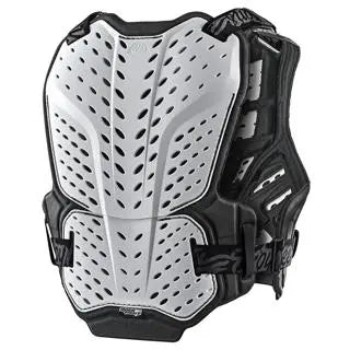 Troy Lee Designs ROCKFIGHT Chest Protector White FREE UK Delivery, FREE 365 Days Return - Moto Central