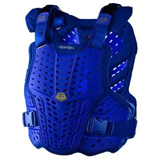 Troy Lee Designs ROCKFIGHT Youth Chest Protector Blue FREE UK Delivery, FREE 365 Days Return - Moto Central