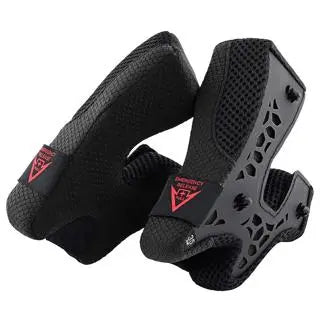 Troy Lee Designs Replacement SE5 Composite Helmet Cheek Pads Black FREE UK Delivery, FREE 365 Days Return - Moto Central