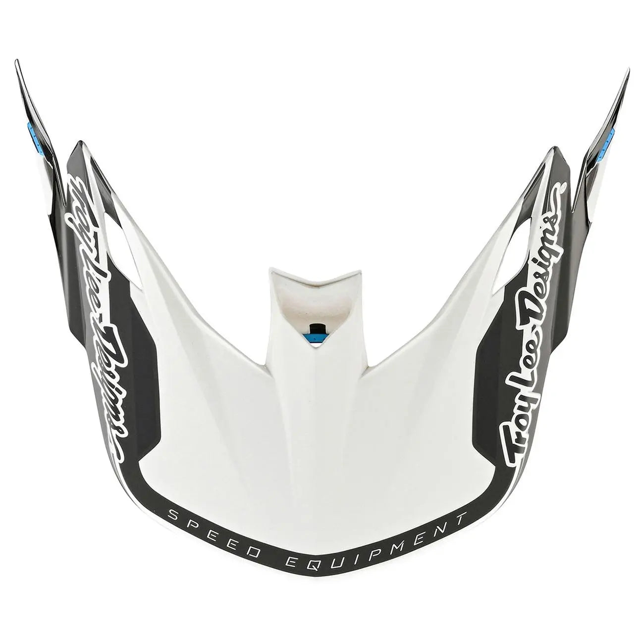 Troy Lee Designs Replacement SE5 Helmet Peak White / Blue FREE UK Delivery, FREE 365 Days Return - Moto Central