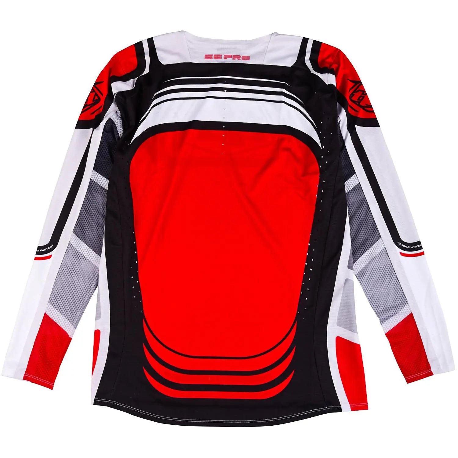 Troy Lee Designs SE Pro Wavez Motocross Jersey Off White / Red FREE UK Delivery, FREE 365 Days Return - Moto Central