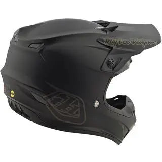 Troy Lee Designs SE4 Polyacrylite Midnight Youth MX Helmet Black FREE UK Delivery, FREE 365 Days Return - Moto Central