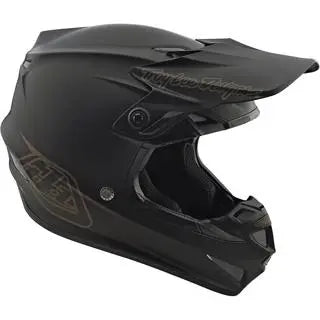 Troy Lee Designs SE4 Polyacrylite Midnight Youth MX Helmet Black FREE UK Delivery, FREE 365 Days Return - Moto Central