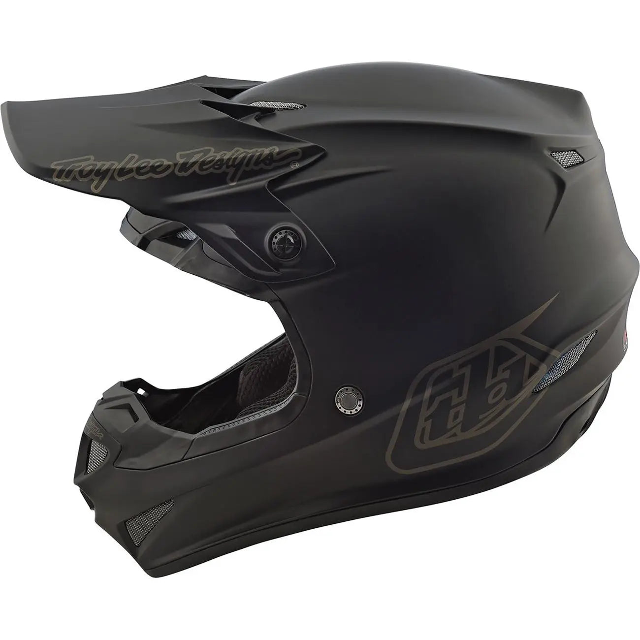 Troy Lee Designs SE4 Polyacrylite Mono MX Helmet Black FREE UK Delivery, FREE 365 Days Return - Moto Central