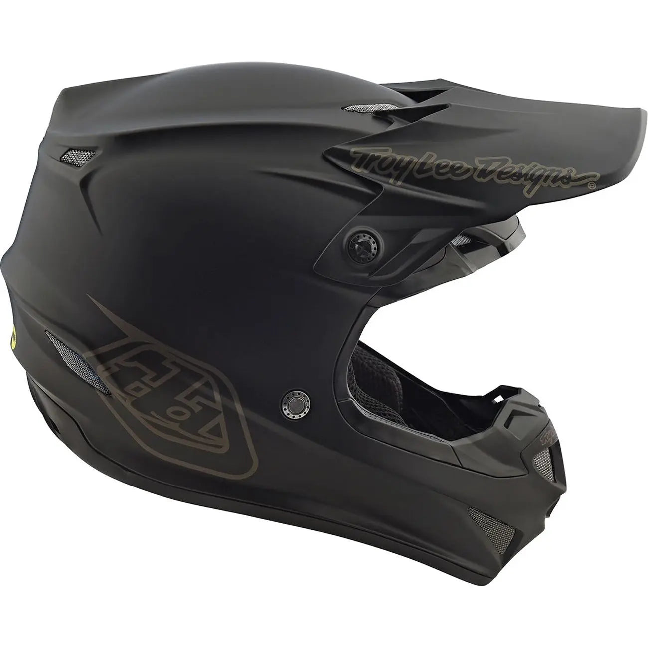 Troy Lee Designs SE4 Polyacrylite Mono MX Helmet Black FREE UK Delivery, FREE 365 Days Return - Moto Central