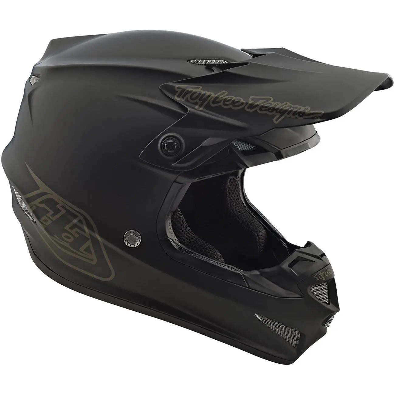 Troy Lee Designs SE4 Polyacrylite Mono MX Helmet Black FREE UK Delivery, FREE 365 Days Return - Moto Central