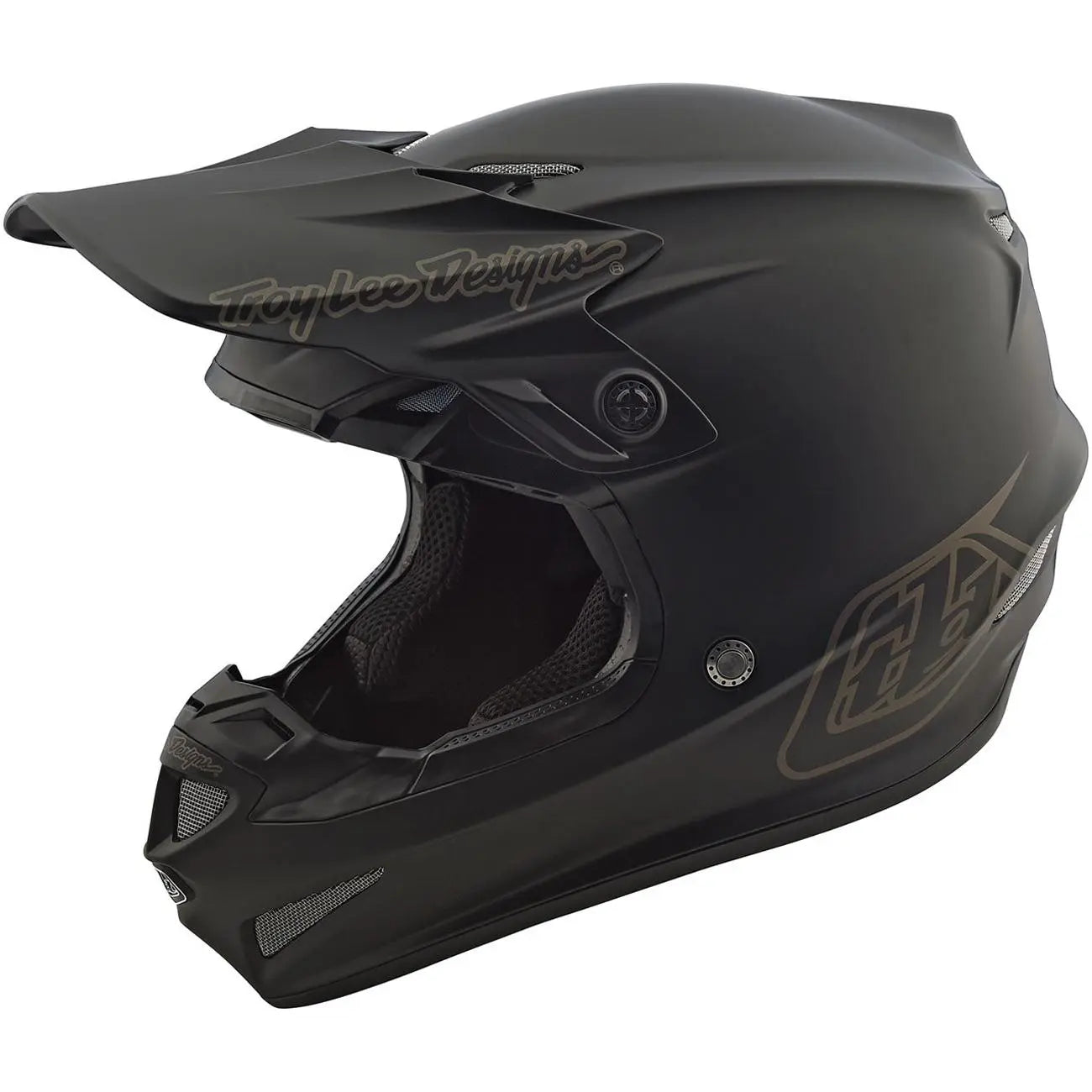 Troy Lee Designs SE4 Polyacrylite Mono MX Helmet Black FREE UK Delivery, FREE 365 Days Return - Moto Central