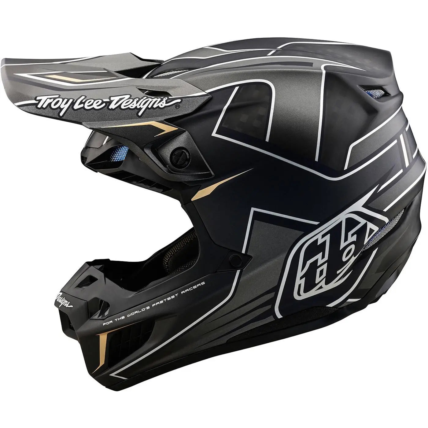 Troy Lee Designs SE5 Carbon Efix MX Helmet Black FREE UK Delivery, FREE 365 Days Return - Moto Central