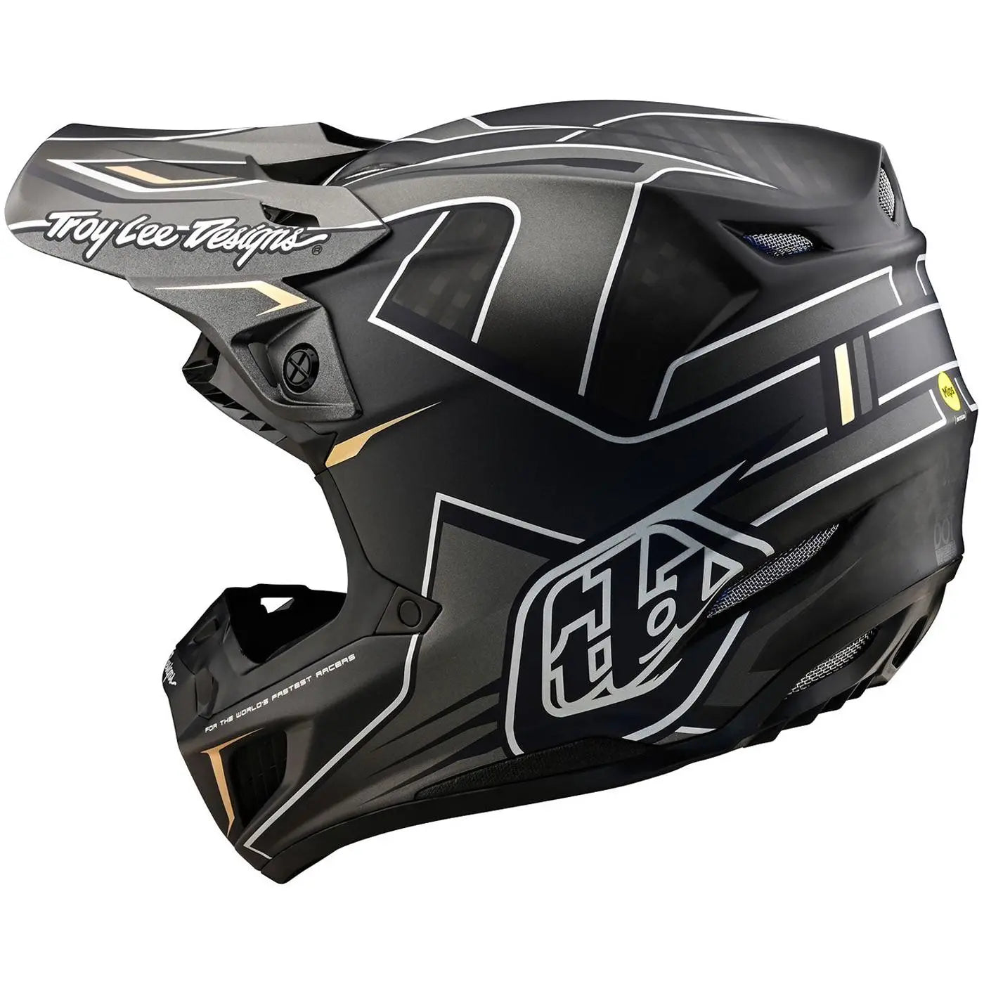 Troy Lee Designs SE5 Carbon Efix MX Helmet Black FREE UK Delivery, FREE 365 Days Return - Moto Central